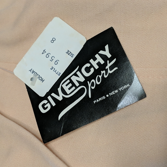 Deadstock Vintage Givenchy Sport Pants 8 Peach Pink Damaged - Picture 3 of 13